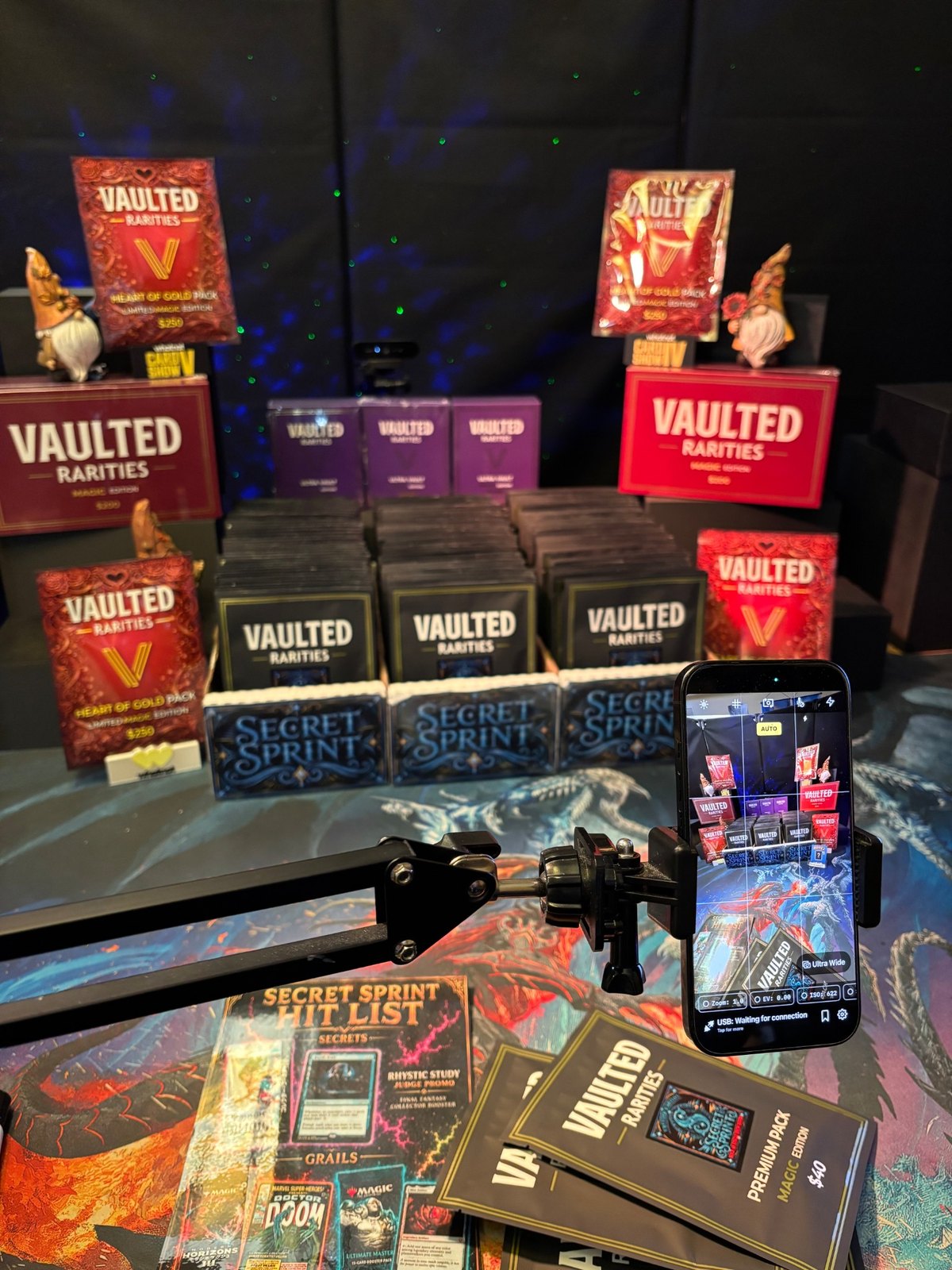 Cardking47 studio/live-commerce setup