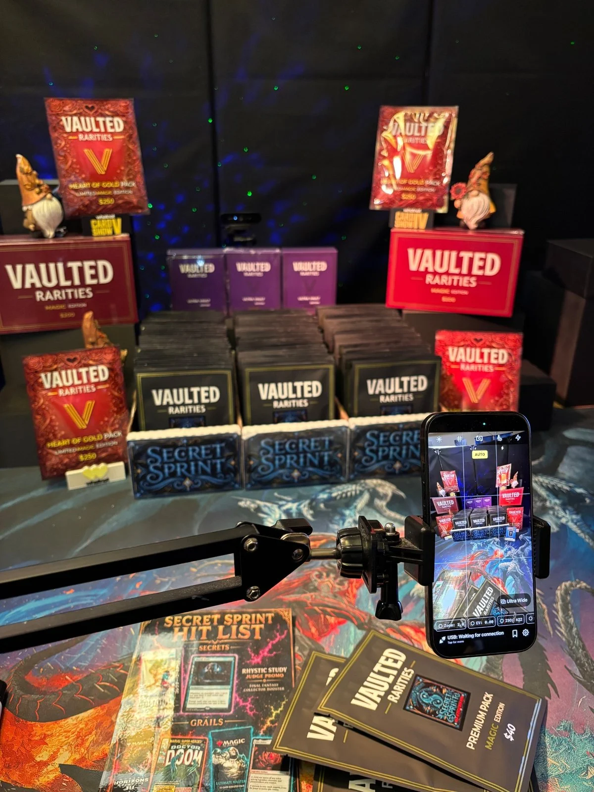 MTG live-selling studio